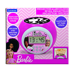 Lexibook Réveil Projecteur Barbie