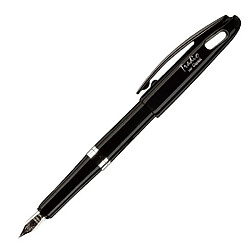 Stylo plume Pentel Tradio écriture fine corps noir brillant