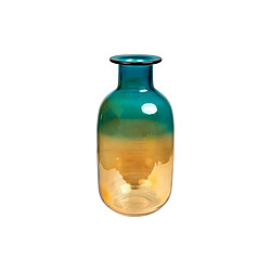 Vase Romimex Bleu Ambre verre 17 x 33 x 17 cm