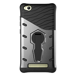 Wewoo Coque renforcée noir pour Xiaomi Redmi 4A Résistant aux Chocs 360 Degrés Spin Sniper Hybrid Case TPU + PC Combinaison Cas avec Support