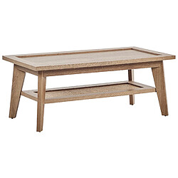 Beliani Table basse Panneau de particules de bois Bois clair SIMLA