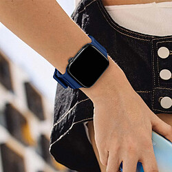 Avizar Bracelet pour Apple Watch 41mm / 40mm / 38 mm Silicone Souple et Doux Bleu Roi pas cher