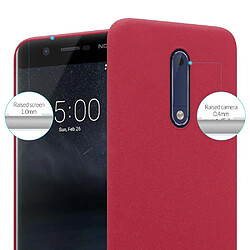 Acheter Cadorabo Coque Nokia 5 2017 Etui en Rouge