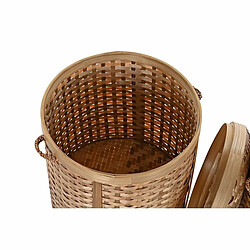 Set de basket DKD Home Decor Naturel 31 x 31 x 44 cm Bambou Boho