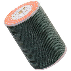 Fil de cire polyester rond 0.8mm couture couture bricolage vert noir pas cher