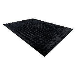 Acheter RUGSX Tapis BUBBLE noir 25 IMITATION DE FOURRURE DE LAPIN 3D structurel 80x150 cm