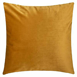 Coussin Déco en Velours Edi 40x40cm Ocre