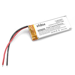 vhbw batterie Li-Polymer 320mAh (3.7V) pour casque, écouteurs Cardo CQ1, Q3, Scala Rider Q3, FM, Solo comme WW452050PL, WW452050PL_C.