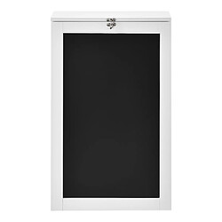 Helloshop26 Table murale pliable - Blanc 156 cm