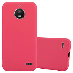 Cadorabo Coque Motorola MOTO E4 Etui en Rouge