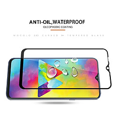 Acheter Wewoo Film mocolo 0.33mm 9H 2.5D de verre trempé pour soie, avec colle, pour Galaxy M20 (Noir)