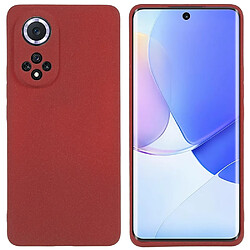 Coque en TPU Anti-empreintes, double face matte, anti-rayures pour votre Huawei nova 9 - rouge vin