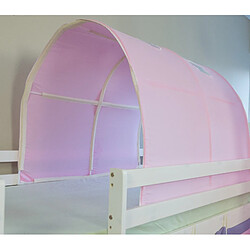 Decoshop26 Tunnel pour lit enfant superposé tente accessoires rose 90x70x100cm APE06030