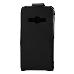 Avis Wewoo Housse Coque Étui en cuir avec bouton magnétique à rabat vertical pour Galaxy Xcover 3 / G388F Noir