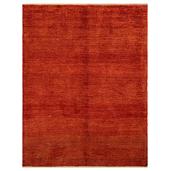 Vidal Tapis de laine 203x157 rouge Gabbeh 