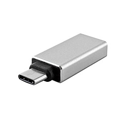 Wewoo Câble argent pour MacBook 12 pouces, Chromebook Pixel 2015 Adaptateur Convertisseur USB 3.0 vers USB-C / Type-C 3.1,