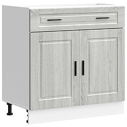 vidaXL Armoire de cuisine Porto sonoma gris bois d'ingénierie