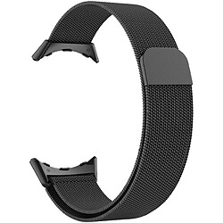 Avizar Bracelet pour Google Pixel Watch Acier Inoxydable Milanais Magnétique Noir