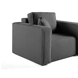 Acheter Bestmobilier Topaze - fauteuil - en tissu bouclette