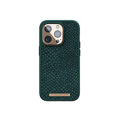 Acheter NJORD Coque pour iPhone 14 Pro MagSafe en Cuir de Saumon Vert