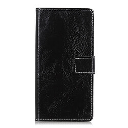 Wewoo Housse Coque en cuir à rabat horizontal Retro Crazy Horse Texture pour Galaxy A20eavec porte-cartes et porte-cartesportefeuille et cadre photo Noir