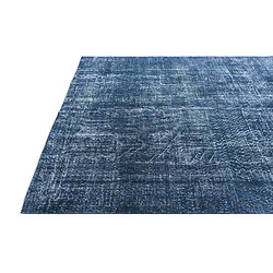 Vidal Tapis de laine 282x180 Bleu Ultra Vintage pas cher