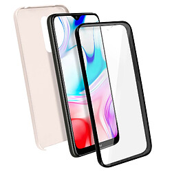 Avizar Coque Xiaomi Redmi 8 et 8A Arrière Rigide Intégral Avant Souple Rose