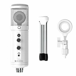 Microphone Newskill Kaliope Ivory Jeux Blanc