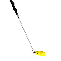 Golf Swing Trainer Tool Training Stick Débutant Pratique Auxiliaire Jaune pas cher