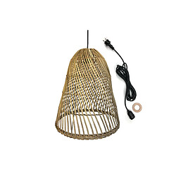 Suspension extérieure PAULO CABLE (Abat jour + CABLE E27 5 m) - Ø 40 x H 45 cm - LUMISKY