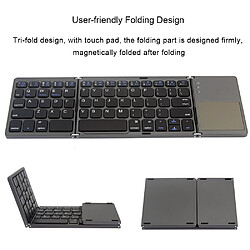 Acheter Universal Clavier de jeu pliable Clavier Bluetooth avec téléphone portable iPad Clavier sans fil ultra-mince Clavier pliable portable | Clavier (noir)