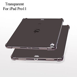 Wewoo Coque Souple Housse de protection antichoc en TPU hautement transparente et pour iPad Pro 11 2018 Noir