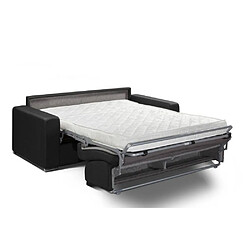 Avis Inside 75 Canapé convertible 2- ALLURE matelas mémory 20cm lattes 120cm polyuréthane noir