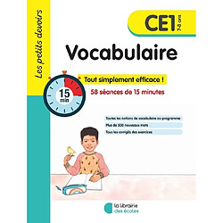 Vocabulaire CE1, 7-8 ans : 58 séances de 15 minutes