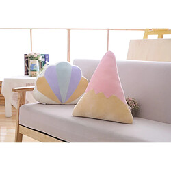 Universal (Blanc Rose Vert Jaune) Oreiller Arc-en-ciel Lune Idée Peluche Fille Cœur Coussin Cadeau Enfants Accompagnement Jouets Maison Décoration Mignon | Oreiller de luxe