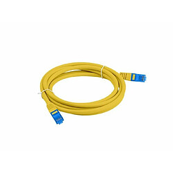 Lanberg Patchcord kat.6a S/FTP CCA 3.0m zolty