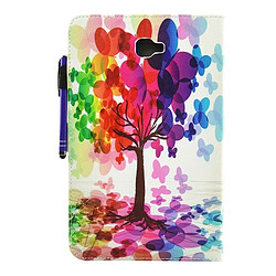 Avis Wewoo Housse Étui pour Samsung Galaxy Tab A 10.1 2016 / T580 Butterfly Arbre modèle horizontal en cuir flip avec support & Portefeuille & Slots de cartes Sleep / Wake-up Fonction & Pen Slot