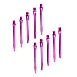 Acheter 10 pièces 52mm en alliage robuste fléchettes dart tiges accessoires de jeux d'intérieur violet