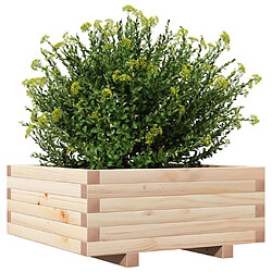 Avis vidaXL Jardinière 60x60x26,5 cm bois de pin massif