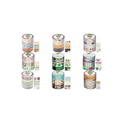 folia Rubans autocollants déco Washi-Tape HOTFOIL ARGENT ()