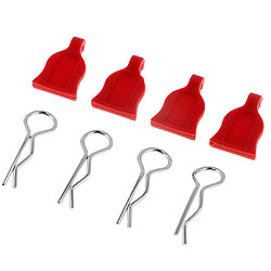 Acheter Pièces de rechange de boucle de coquille en métal de voiture de RC pour la dérive de 1/10 RC / voitures routières rouge