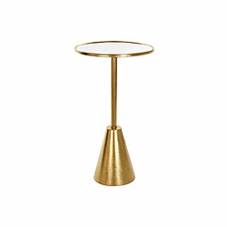 Table d'appoint DKD Home Decor Miroir Doré Métal (40 x 40 x 72 cm)