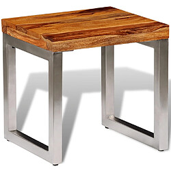 Avis vidaXL Table basse bois massif