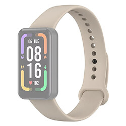 Bracelet en silicone réglable, beige pour votre Xiaomi Redmi Smart Band Pro