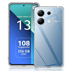 Htdmobiles Coque pour Xiaomi Redmi Note 13 4G - housse etui silicone gel fine + film ecran - TRANSPARENT TPU