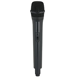 Avis Accessoires de microphone sans fil en plastique classique faux jouet de poche micro noir