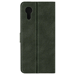 Avizar Étui pour Samsung Galaxy Xcover 7 Portefeuille Support Vidéo Vert Foncé