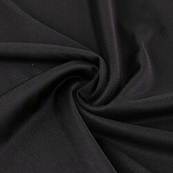 Avis Tissu de doublure en polyester extensible de 1 mètre de large pour jupe habillée noire