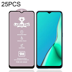 Wewoo Film de verre trempé Pour OPPO A9 2020 25 PCS 9H HD de plein écran à haute alumine