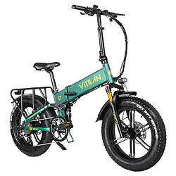 Avis Vitilan i7 Pro 2.0 Vélo électrique pliable, gros pneu 20 * 4,0 pouces 750 W Moteur Bafang 48 V 20 Ah Batterie amovible - Vert